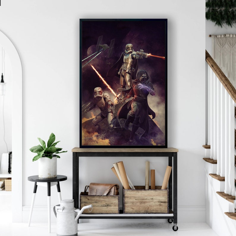Star-Wars-Wall-Decor-Star-Wars-Canvas-Endor-Star-Wars-Poster-Return-of-the-Jedi-Star-Wars-Gift-Movie-Canvas-2