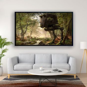 Star Wars War Machine Poster Star Wars Fantasy Forest Art Canvas Star Wars Wall Decor Star Wars Print