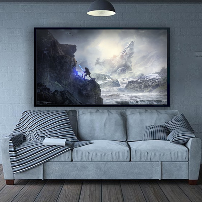 StarWars-Jedi-Fallen-Star-Wars-Poster-StarWars-Lanscape-Framed-Decor-Star-Wars-Canvas-Print-Wall-Art-2