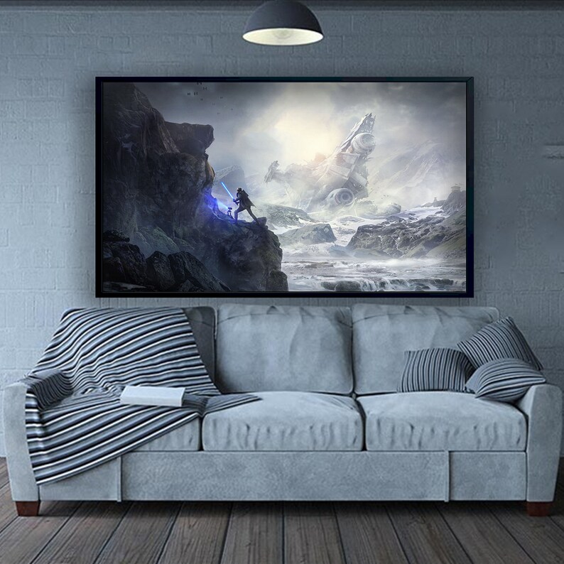 StarWars-Jedi-Fallen-Star-Wars-Poster-StarWars-Lanscape-Framed-Decor-Star-Wars-Canvas-Print-Wall-Art-2