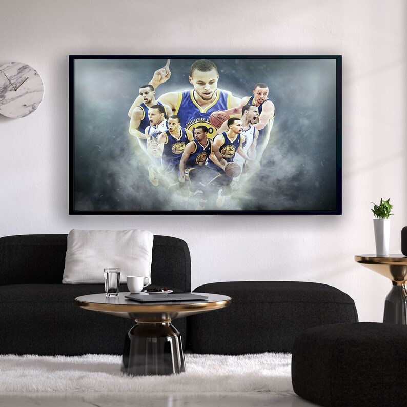 Stephan-Curry-Poster-GS-Warriors-Poster-Stephan-Curry-Canvas-Wall-Decor-Basketball-Print-Basketball-Gift-Curry-Wall-Decor-2