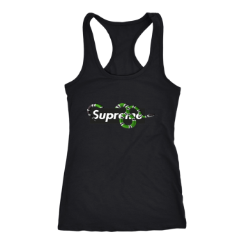 Supreme Snake Logo  Women Racerback Tank Top