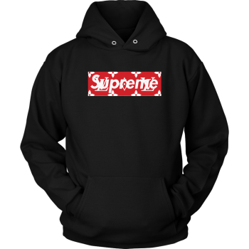 Supreme x Louis Vuitton Logo Unisex Hoodie