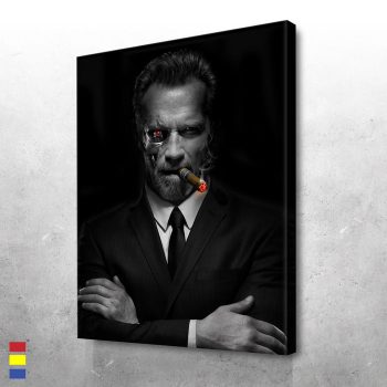 The Governator A Look at States with Futuristic Cyborg Governors Canvas Poster Print Wall Art Decor