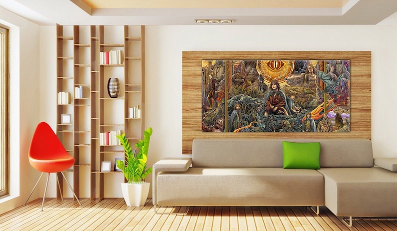 The-Lord-Of-The-Rings-Canvas-Lotr-Wall-Art-Lotr-Canvas-Wall-Decor-Movie-Art-Fantasy-Canvas-Art-3