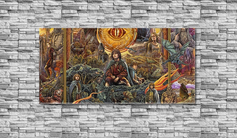 The-Lord-Of-The-Rings-Canvas-Lotr-Wall-Art-Lotr-Canvas-Wall-Decor-Movie-Art-Fantasy-Canvas-Art The Lord Of The Rings Canvas Lotr Wall Art Lotr Canvas Wall Decor Movie Art Fantasy Canvas Art