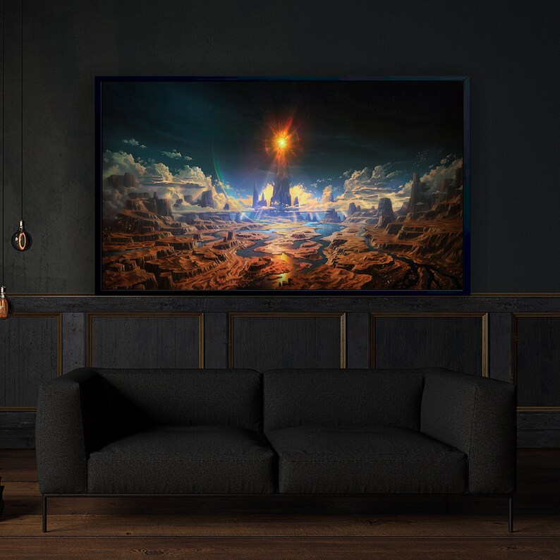 The-Lord-Of-The-Rings-Poster-LOTR-Print-On-Canvas-LOTR-Wall-Art-Star-LOTR-Canvas-Wall-Art-Fantasy-Canvas-Decor-1