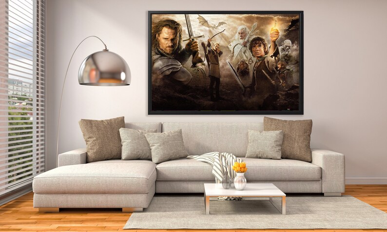 The-Lord-Of-The-Rings-Poster-Lotr-Canvas-Art-Lotr-Wall-Decor-Movie-Art-Fantasy-Canvas-Art-3