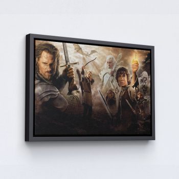 The Lord Of The Rings Poster Lotr Canvas Art Lotr Wall Decor Movie Art Fantasy Canvas Art