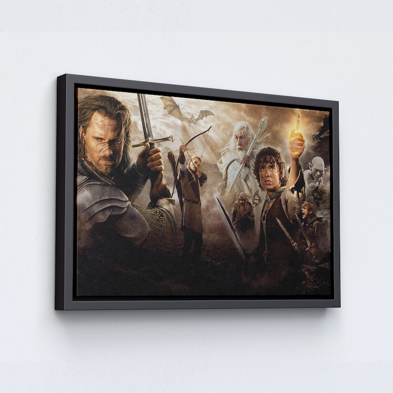 The-Lord-Of-The-Rings-Poster-Lotr-Canvas-Art-Lotr-Wall-Decor-Movie-Art-Fantasy-Canvas-Art The Lord Of The Rings Poster Lotr Canvas Art Lotr Wall Decor Movie Art Fantasy Canvas Art