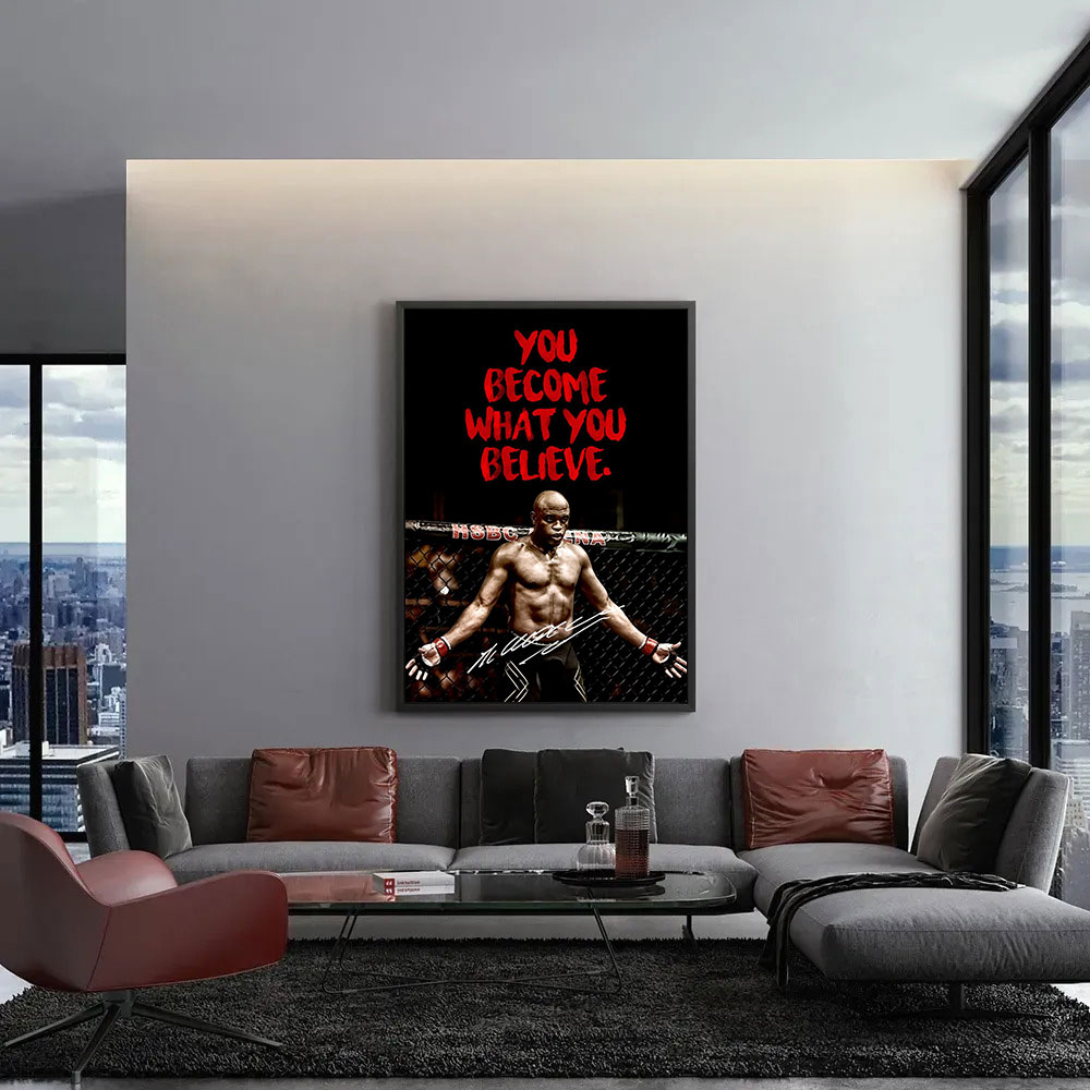 UFC-MMA-Anderson-Silva-Canvas-Poster-Prints-Wall-Art-Decor-For-Fan-M7-2