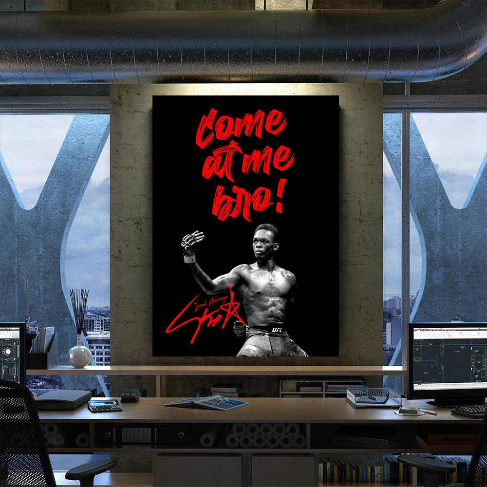 UFC-MMA-Israel-Adesanya-Canvas-Poster-Prints-Wall-Art-Decor-For-Fan-M6-1