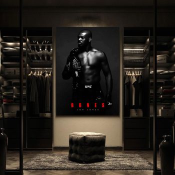 UFC MMA Jon Jones Bones Canvas Poster Prints - Wall Art Decor For Fan M450