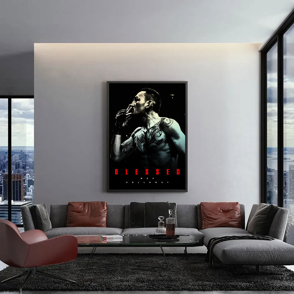 UFC-MMA-Max-Holloway-Canvas-Poster-Prints-Wall-Art-Decor-For-Fan-M1-2