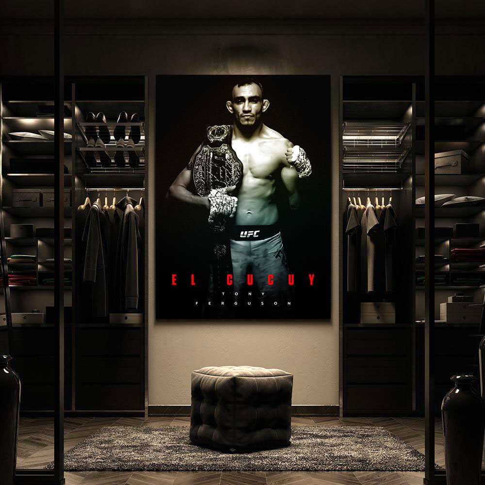 UFC-MMA-Tony-Ferguson-Canvas-Poster-Prints-Wall-Art-Decor-For-Fan-M4 UFC MMA Tony Ferguson Canvas Poster Prints - Wall Art Decor For Fan M4