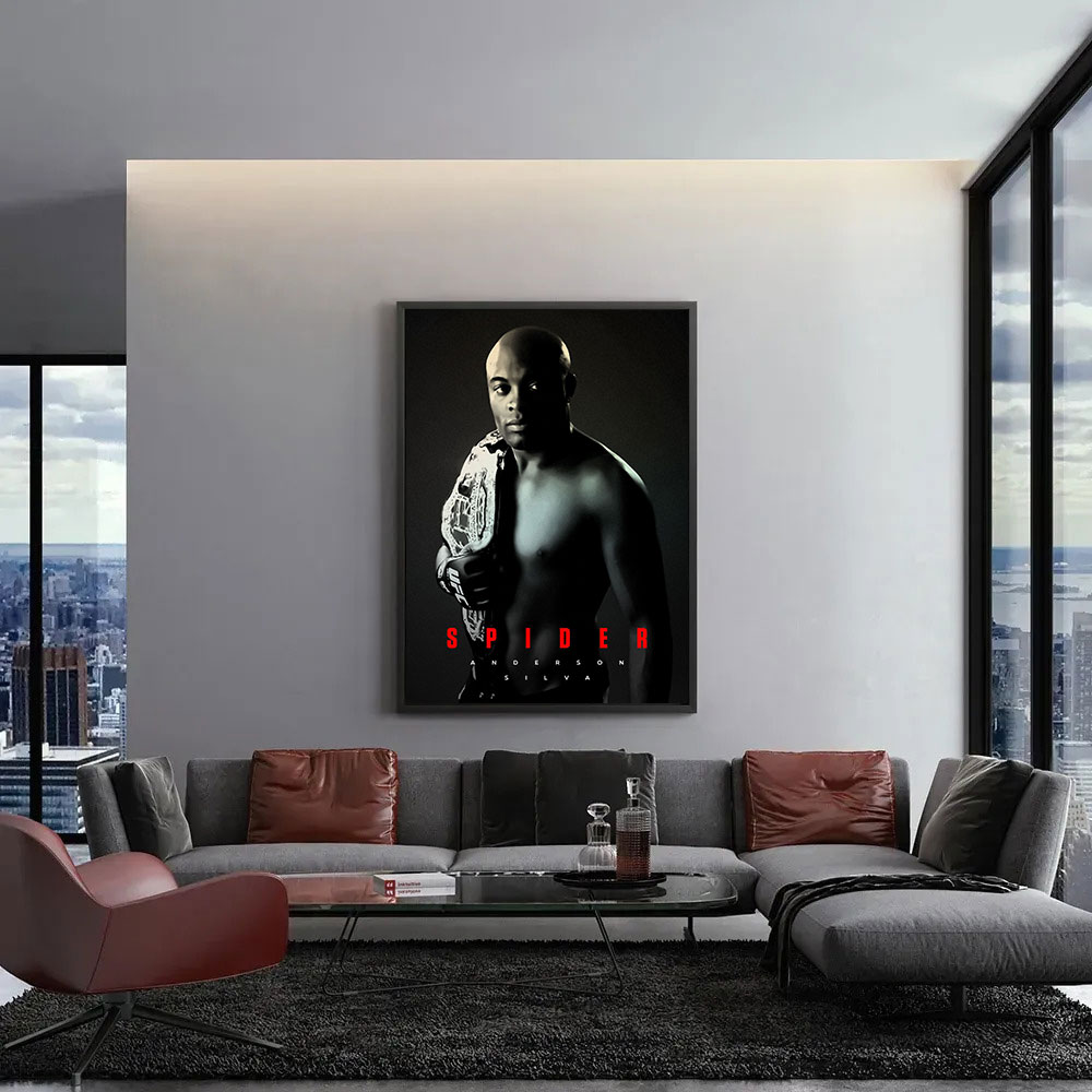 Uf-MMA-Anderson-Silva-Canvas-Poster-Prints-Wall-Art-Decor-For-Fan-M13-2