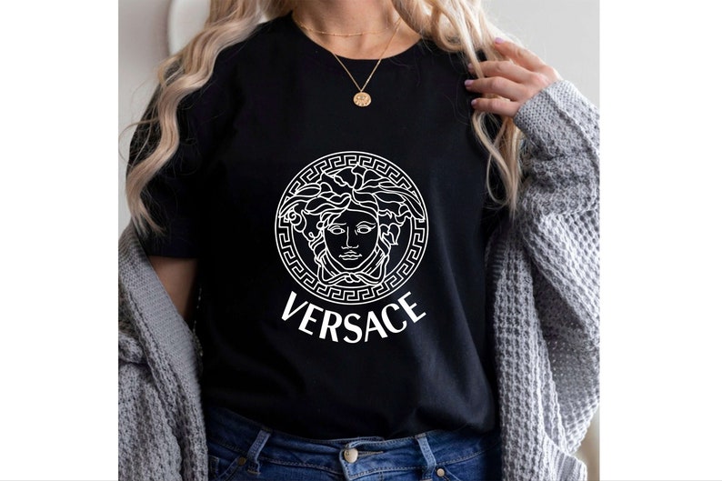 Versace-Fashion-Medusa-Logo-Cotton-Tee-Unisex-T-Shirt-FTS148-1