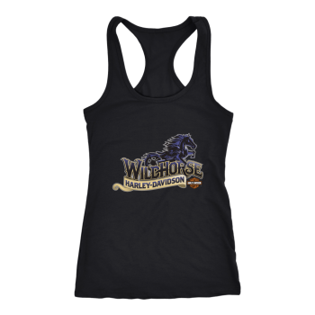 Wildhorse Harley Davidson Logo Women Racerback Tank Top