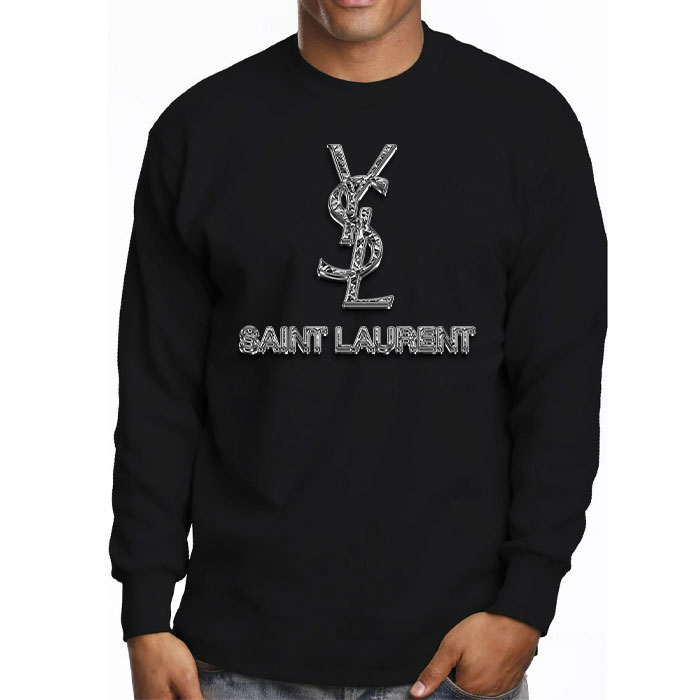 Yves-Saint-Laurent-Diamond-Logo-Luxury-Unisex-Kid-Long-Sleeve-Tee-LTB2639-7