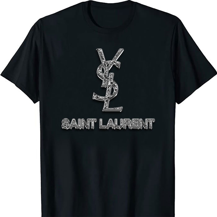 Yves-Saint-Laurent-Diamond-Logo-Luxury-Unisex-T-Shirt-TTB2639 Yves Saint Laurent Diamond Logo Luxury Unisex T-Shirt TTB2639