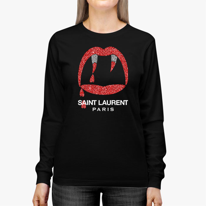 Yves-Saint-Laurent-Fang-Kid-Tee-Unisex-Longsleeve-Tee-LTB2945-2