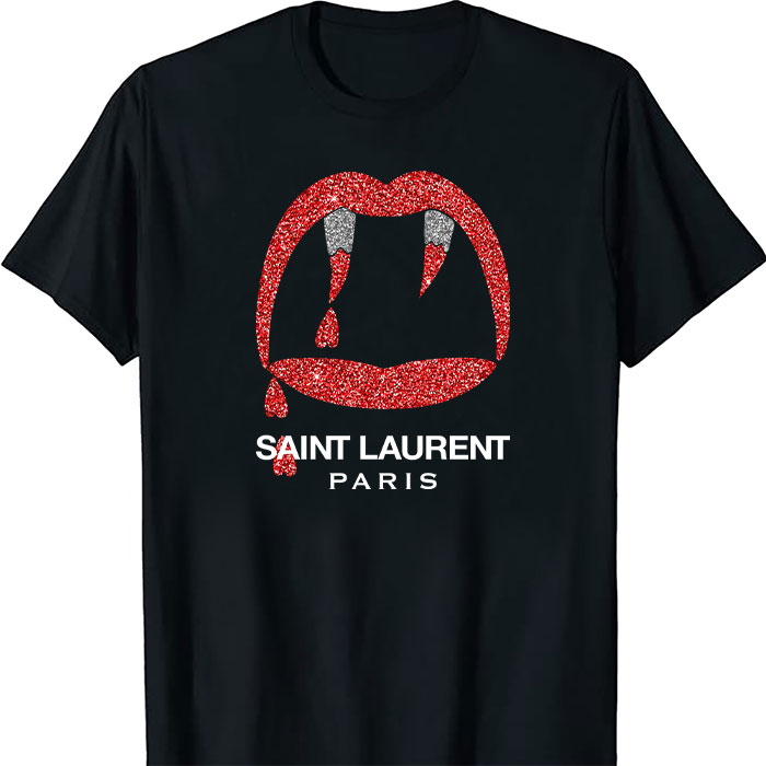 Yves-Saint-Laurent-Fang-Unisex-T-Shirt-TTB2945 Yves Saint Laurent Fang Unisex T-Shirt TTB2945