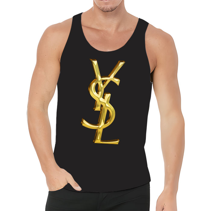 Yves-Saint-Laurent-Gold-Logo-Luxury-Unisex-Tank-Top-TTTB2635-3