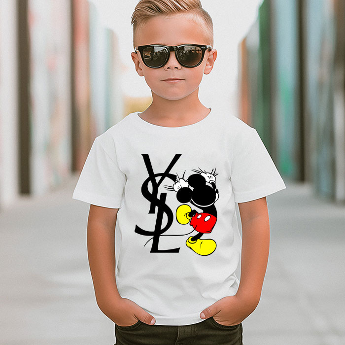 Yves-Saint-Laurent-Logo-Luxury-Mickey-Mouse-Unisex-T-Shirt-TTB2938-4