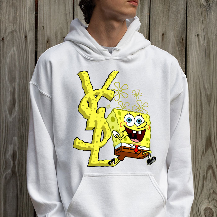 Yves-Saint-Laurent-Logo-Luxury-Spongebob-Unisex-Pullover-Hoodie-HTB2129-2