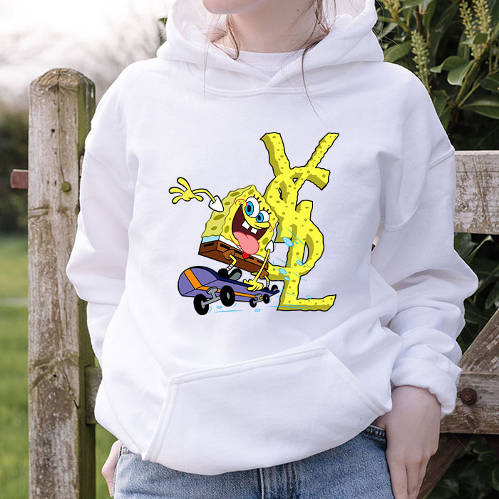 Yves-Saint-Laurent-Logo-Luxury-Spongebob-Unisex-Pullover-Hoodie-HTB2130-1