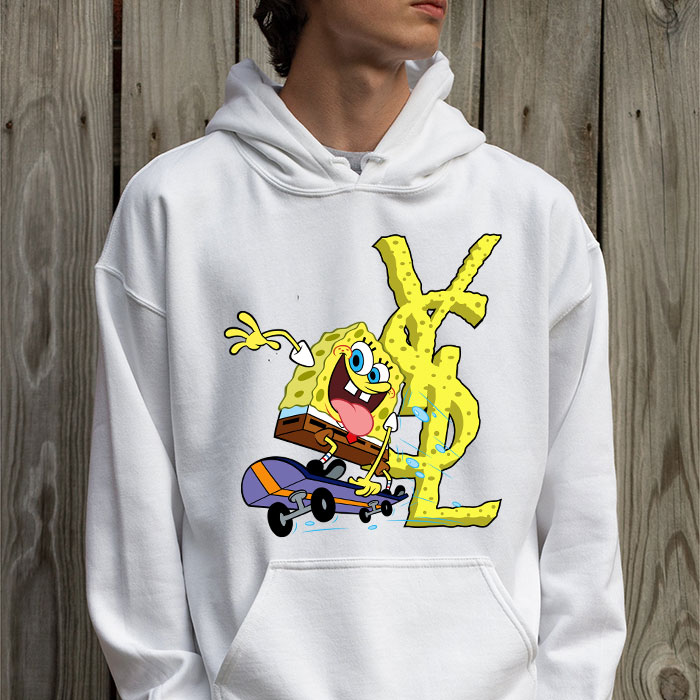 Yves-Saint-Laurent-Logo-Luxury-Spongebob-Unisex-Pullover-Hoodie-HTB2130-2