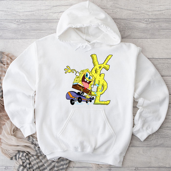Yves-Saint-Laurent-Logo-Luxury-Spongebob-Unisex-Pullover-Hoodie-HTB2130 Yves Saint Laurent Logo Luxury Spongebob Unisex Pullover Hoodie HTB2130