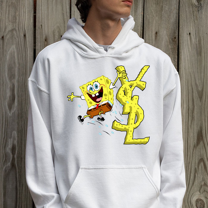 Yves-Saint-Laurent-Logo-Luxury-Spongebob-Unisex-Pullover-Hoodie-HTB2131-2