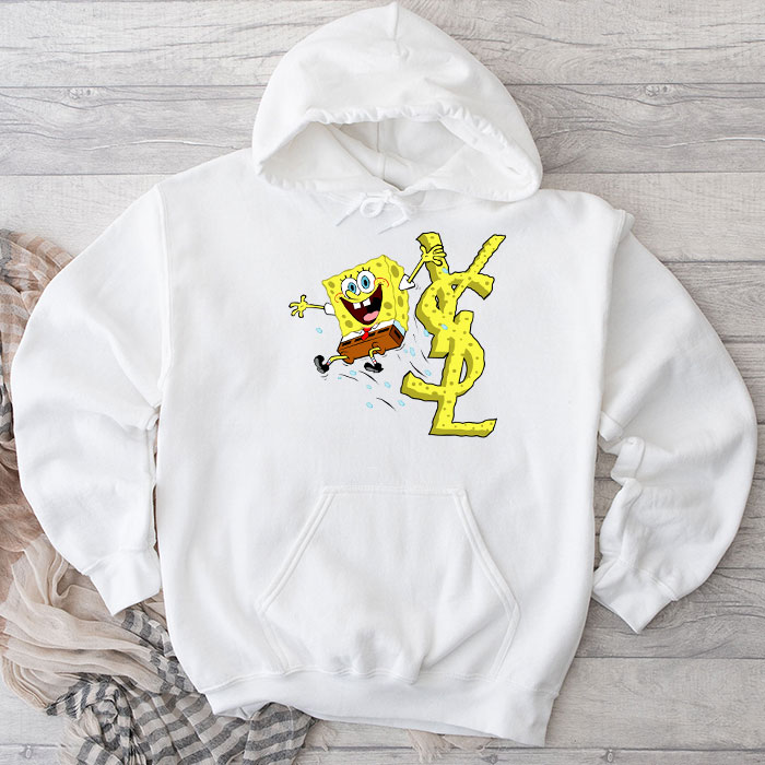 Yves-Saint-Laurent-Logo-Luxury-Spongebob-Unisex-Pullover-Hoodie-HTB2131 Yves Saint Laurent Logo Luxury Spongebob Unisex Pullover Hoodie HTB2131
