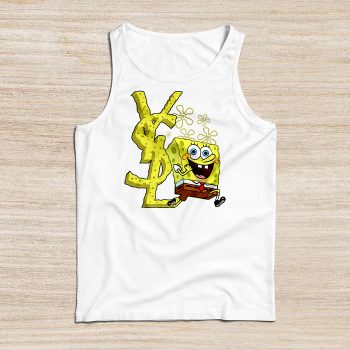 Yves Saint Laurent Logo Luxury Spongebob Unisex Tank Top TTTB2924
