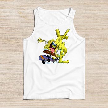 Yves Saint Laurent Logo Luxury Spongebob Unisex Tank Top TTTB2925