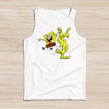 Yves Saint Laurent Logo Luxury Spongebob Unisex Tank Top TTTB2926