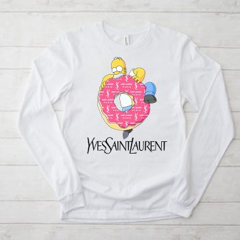 Yves Saint Laurent Logo Luxury Thomer Simpson Unisex & Kid Long Sleeve Tee LTB2643