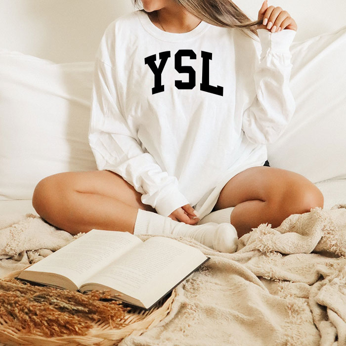 Yves-Saint-Laurent-Logo-Luxury-Unisex-Kid-Long-Sleeve-Tee-LTB2632-2