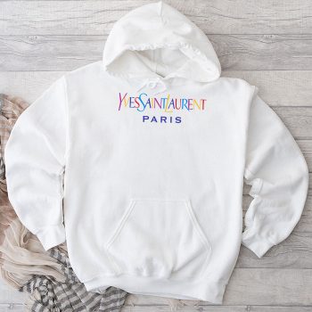 Yves Saint Laurent Logo Luxury Unisex Pullover Hoodie HTB2627