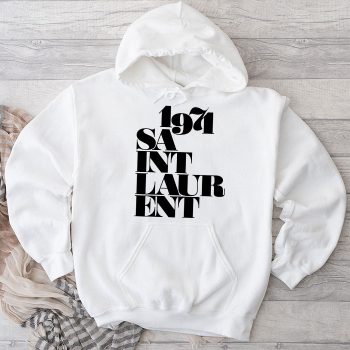 Yves Saint Laurent Logo Luxury Unisex Pullover Hoodie HTB2633