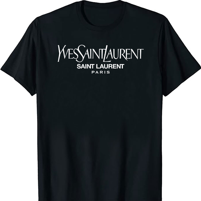 Yves-Saint-Laurent-Logo-Luxury-Unisex-T-Shirt-TTB2624 Yves Saint Laurent Logo Luxury Unisex T-Shirt TTB2624