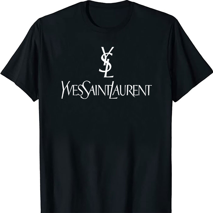 Yves-Saint-Laurent-Logo-Luxury-Unisex-T-Shirt-TTB2626 Yves Saint Laurent Logo Luxury Unisex T-Shirt TTB2626