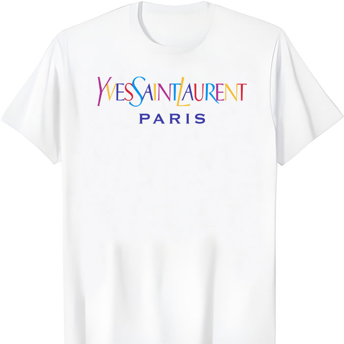 Yves-Saint-Laurent-Logo-Luxury-Unisex-T-Shirt-TTB2627 Yves Saint Laurent Logo Luxury Unisex T-Shirt TTB2627