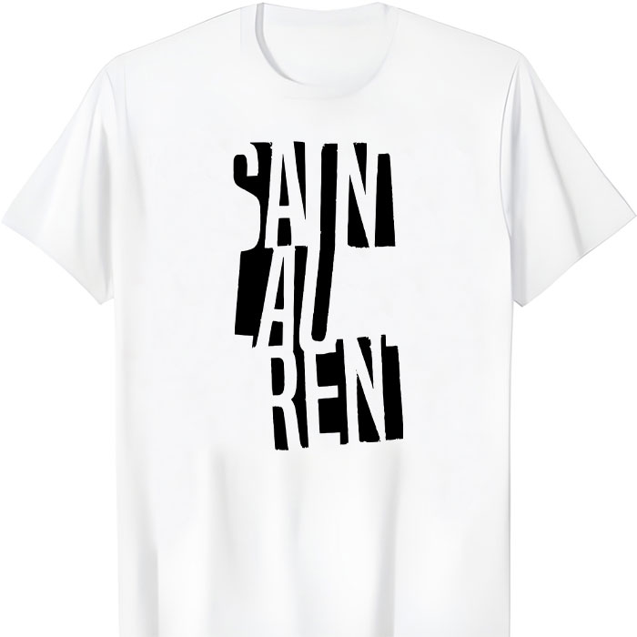 Yves-Saint-Laurent-Logo-Luxury-Unisex-T-Shirt-TTB2629 Yves Saint Laurent Logo Luxury Unisex T-Shirt TTB2629