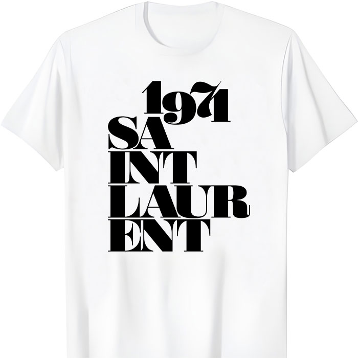 Yves-Saint-Laurent-Logo-Luxury-Unisex-T-Shirt-TTB2633 Yves Saint Laurent Logo Luxury Unisex T-Shirt TTB2633