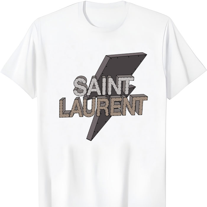 Yves-Saint-Laurent-Logo-Luxury-Unisex-T-Shirt-TTB2634 Yves Saint Laurent Logo Luxury Unisex T-Shirt TTB2634