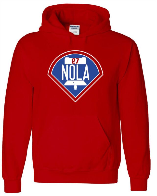 Aaron-Nola-Philadelphia-Phillies-Logo-Hooded-Sweatshirt-Unisex-Hoodie Aaron Nola Philadelphia Phillies "Logo" Hooded Sweatshirt Unisex Hoodie