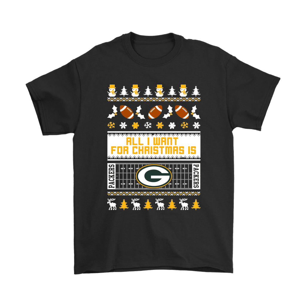 All-I-Want-For-Christmas-Is-Green-Bay-Packers-Unisex-T-Shirt-Kid-T-Shirt-LTS3848 All I Want For Christmas Is Green Bay Packers Unisex T-Shirt Kid T-Shirt LTS3848