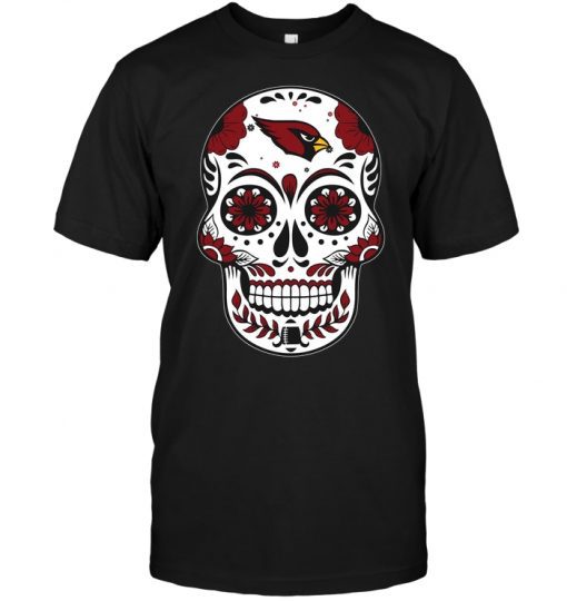 Arizona-Cardinals-Sugar-Skull-Unisex-T-Shirt-Kid-T-Shirt-LTS789 Arizona Cardinals Sugar Skull Unisex T-Shirt Kid T-Shirt LTS789
